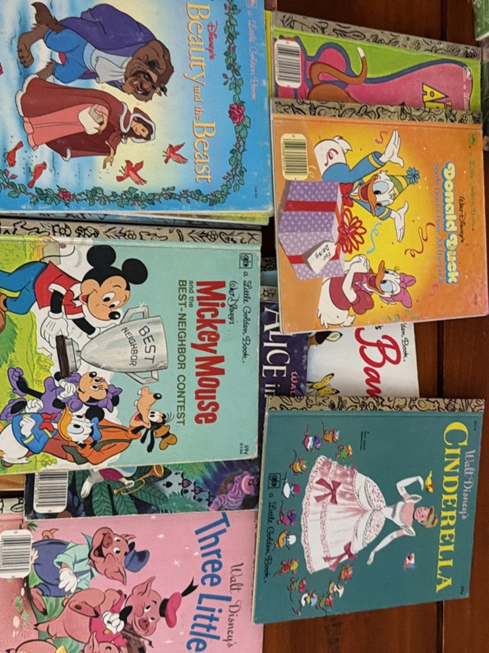 Disney Kids Storybook Collection - Blue, Pink, Green, Orange